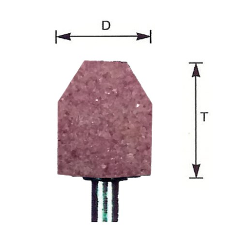 MOUNTED WHEEL, CONICAL TYPE, 6MM SHANK