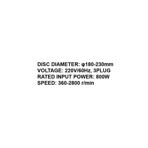 086312     PORTABLE LONG POLE WALL GRINDING MACHINE