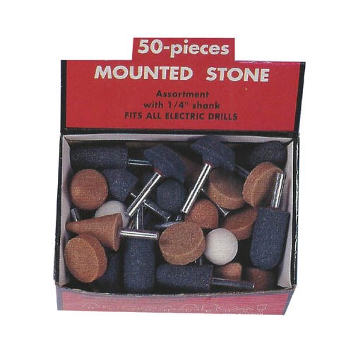 168050  50PCS MOUNTED GRINDING STONE SET