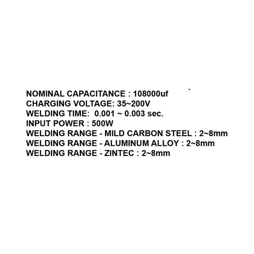 091300     STUD WELDING MACHINE (KAORSR-2500)