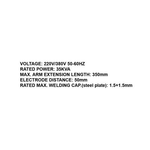 091472     FOOT OPERATED SPOT WELDING MACHINE