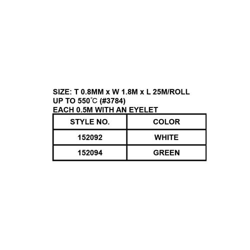 FIBER GLASS WELDING BLANKET, T 0.8MM x W 1.8M x L 25M/ROLL