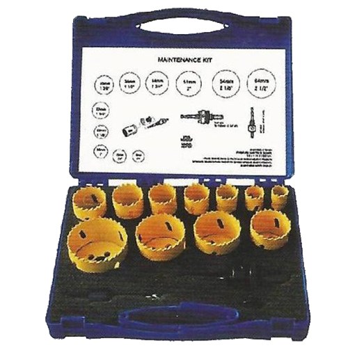 172825     14PCS HSS BI-METAL HOLE SAW SET