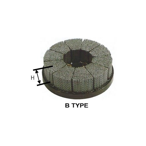 SILICON CARBIDE ABRASIVE NYLON DISC BRUSH (B TYPE)