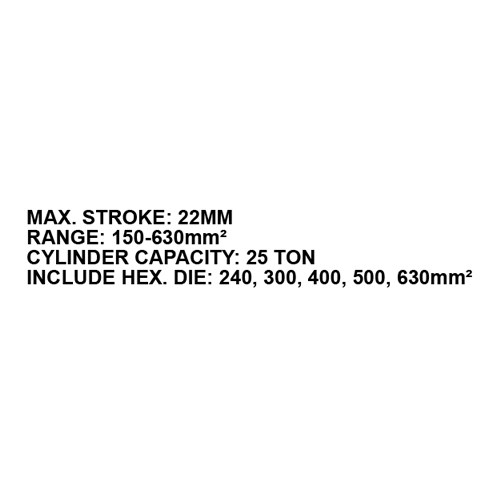 022113     HAND HYDRAULIC PUMP