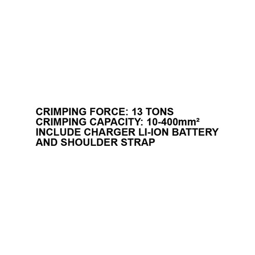 023921     CORDLESS CABLE CRIMPING TOOL WITH BOX