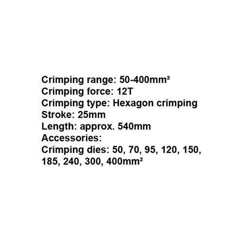 023731     HYDRAULIC CRIMPING TOOLS