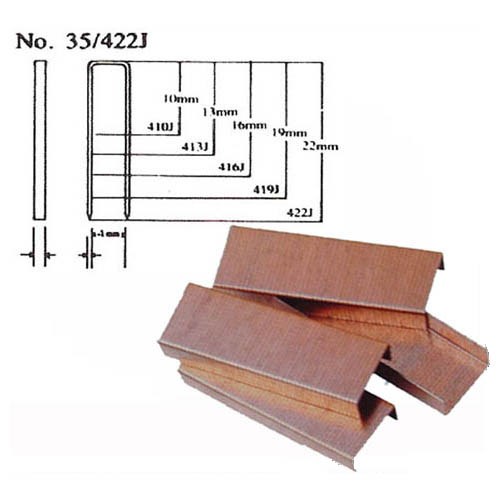 STAPLE FOR 35/422J AIR STAPLER USE