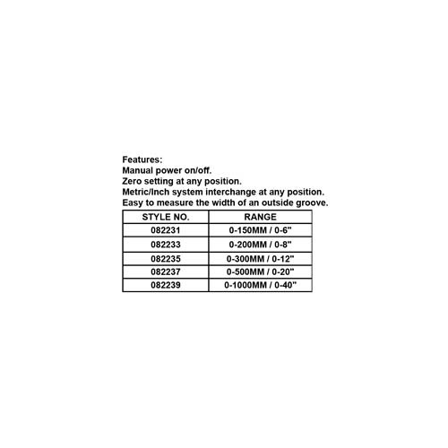 CYLINDER OUTSIDE GROOVE DIGITAL CALIPER