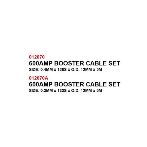 600AMP BOOSTER CABLE SET