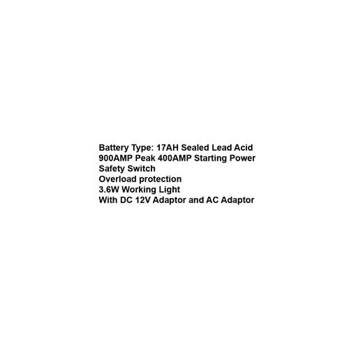 011502     2-IN-1 JUMP STARTER / SPOT LIGHT