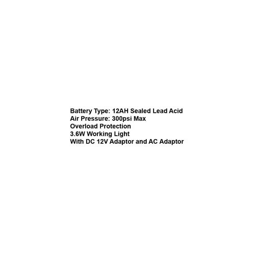 011510     3-IN-1 JUMP STARTER / AIR COMPRESSOR / SPOT LIGHT