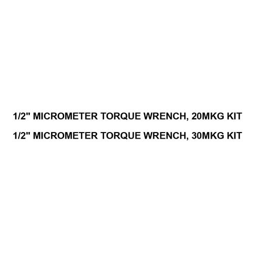1/2" MICROMETER TORQUE WRENCH