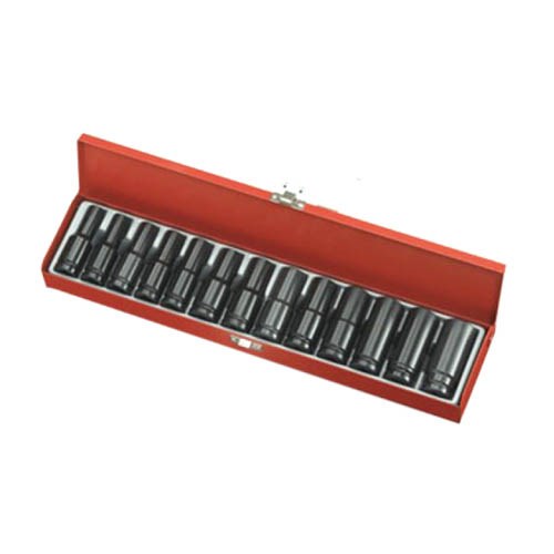 013305     13PCS 1/2" DR. DEEP IMPACT SOCKET SET