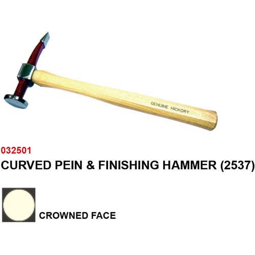 032501     CURVED PEIN & FINISHING HAMMER (2537)