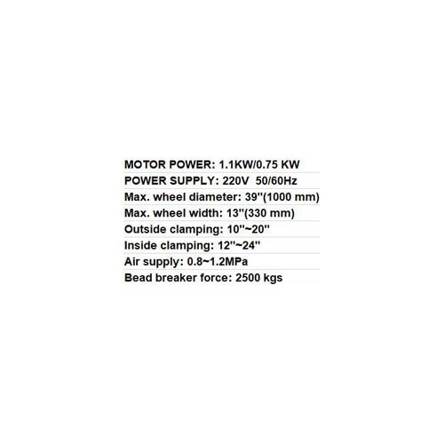 020822 (460) TIRE CHANGER