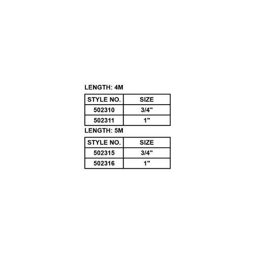 GASOLINE HOSE WITH SWIVEL COUPLER