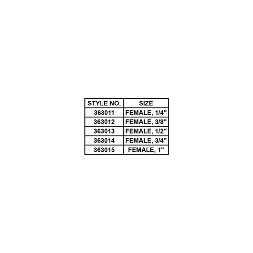 S.S. #304 C-TYPE QUICK COUPLER (FEMALE)