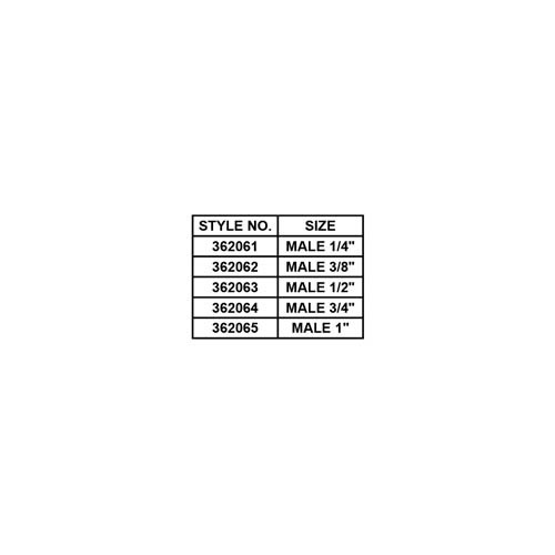STEEL C-TYPE COUPLER (MALE PLUG)