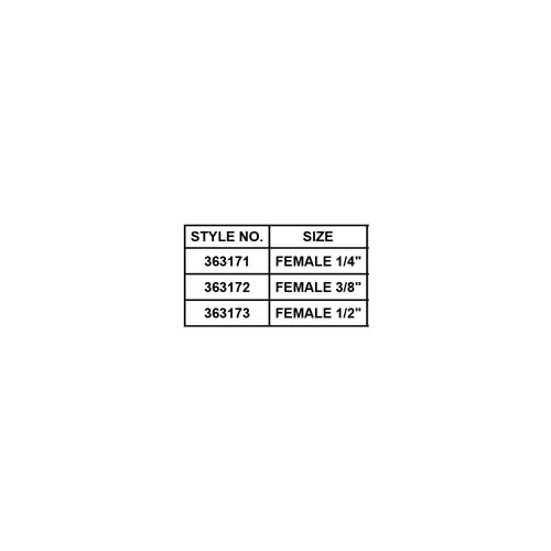 STEEL KW TYPE FEMALE PLUG