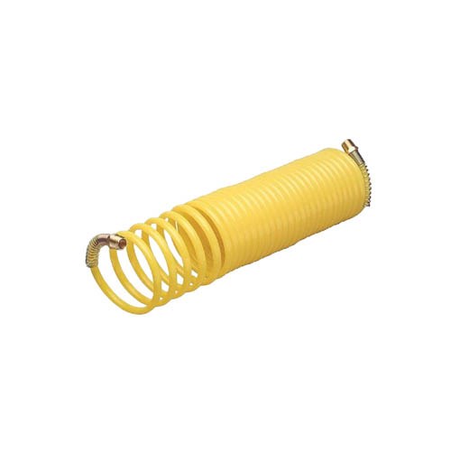 NYLON RE-COIL AIR HOSE WITH DOUBLE MALE SWIVEL FITTING