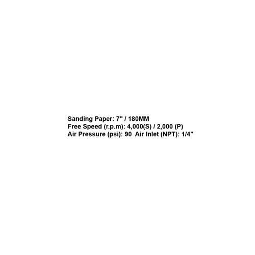 161015     7" AIR VERTICAL POLISHER