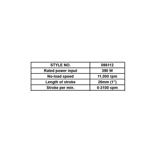 086112     ELECTRIC JIG SAW