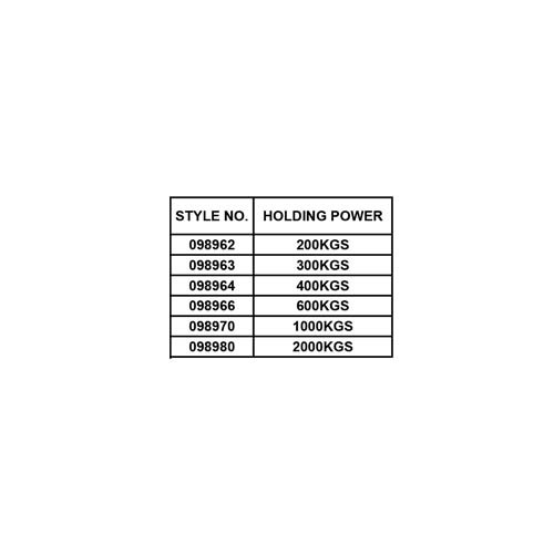 ON/OFF TYPE PERMANENT MAGNETIC LIFTER