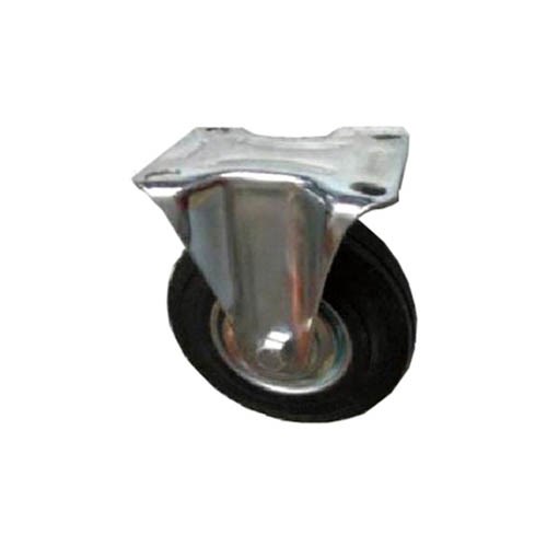 RUBBER CASTER WHEEL FOR AIR COMPRESSOR, RIGID TYPE