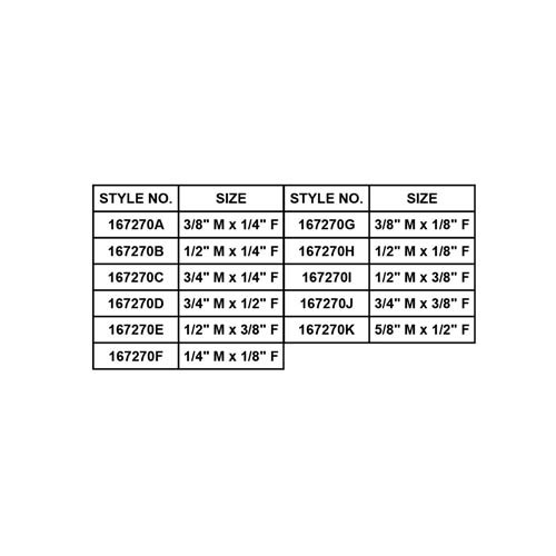 CYLINDRICAL THREAD REDUCER
