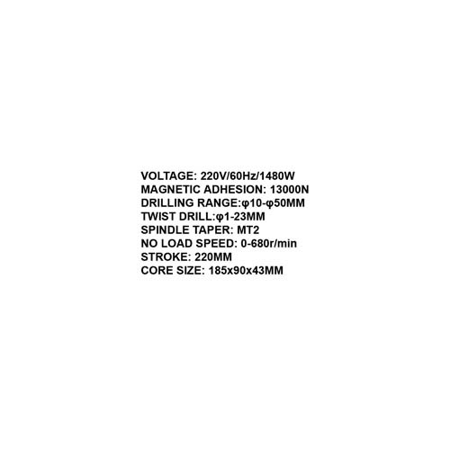 171864     MAGNETIC CORE DRILL