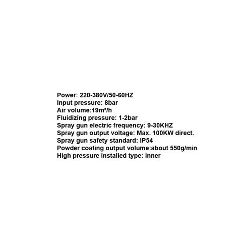 168708     LED ELECTROSTATIC PAINT SPRAY MACHINE