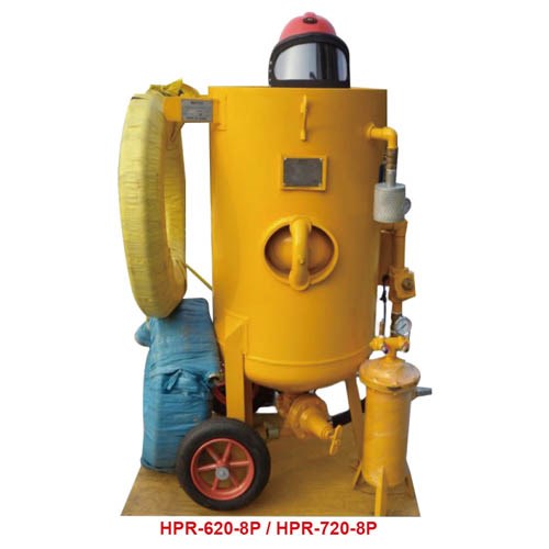 SANDBLASTING MACHINE WITH REMOTE CONTROL