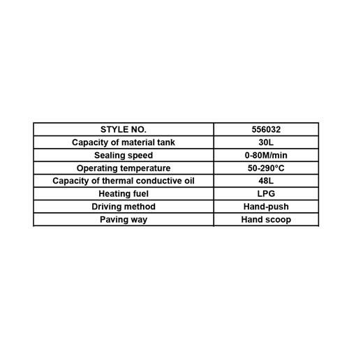 556032     LPG CRACK SEALING MACHINE