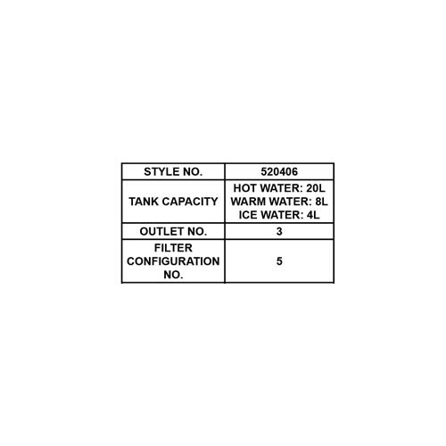 520406     STRAIGHT DRINK MACHINE