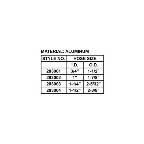 ALUMINUM SANDBLAST QUICK COUPLINGS 