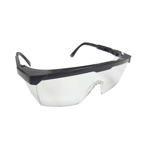 143012     SAFETY GLASSES, CS SERIES, FRAME : BLACK, LENS: CLEAR         