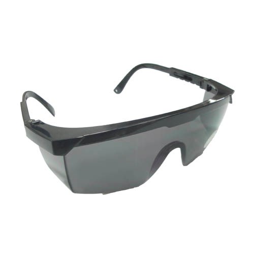 143013     SAFETY GLASSES, CS SERIES, FRAME : BLACK, LENS: GREY