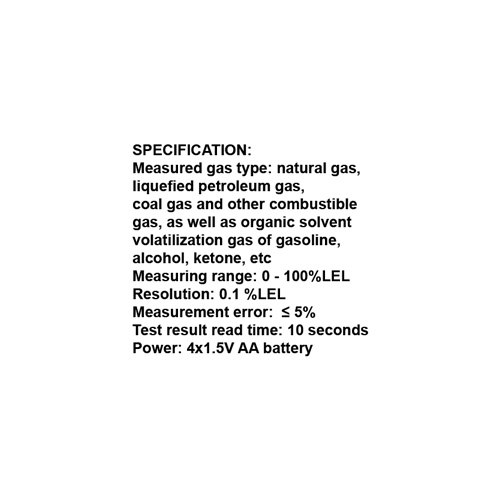 151022     COMBUSTIBLE GAS DETECTOR