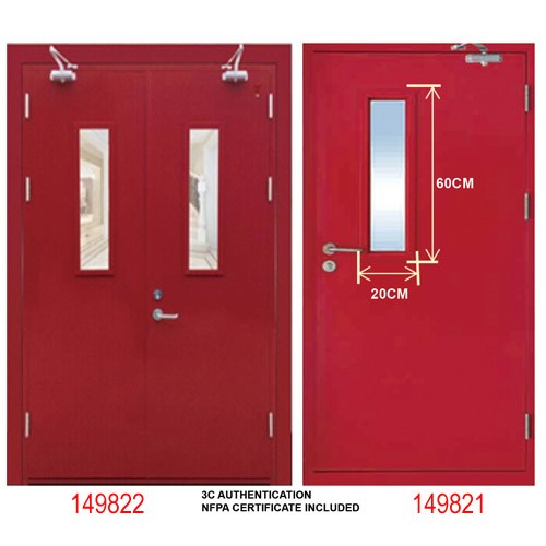 FIRE RATED DOOR WITH WHOLE ASSEMBLY