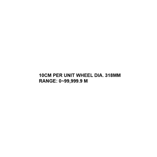 081468     12" WALKING MEASURE WHEEL