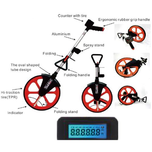 081468     12" WALKING MEASURE WHEEL