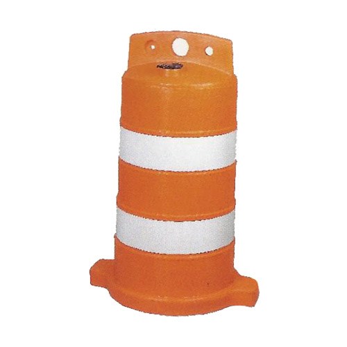152515     PLASTIC TRAFFIC PILLAR, SIZE : 450(UP) x 490(DOWN) x 1060MM
