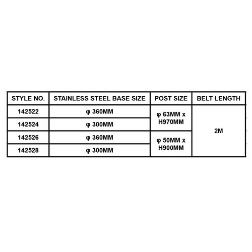 2-WAY RETRACTABLE QUEUE STAND