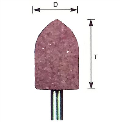 MOUNTED WHEEL, TREE TYPE, 6MM SHANK