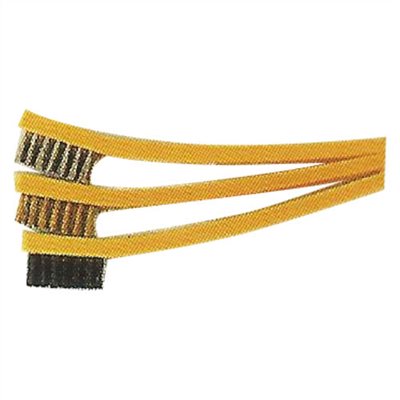 MINI BRUSH SET (CONTAINS: STAINLESS, BRASS, NYLON, 3 PCS/SET)