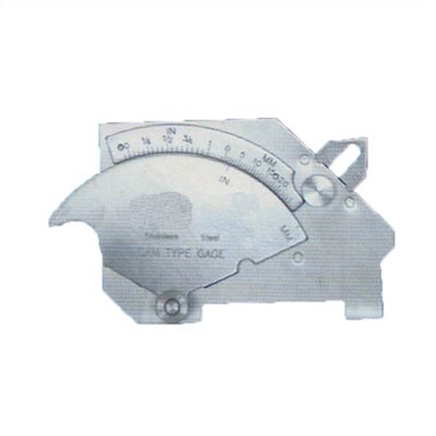 081166     CAM TYPE WELDING GAUGE, INCH/METRIC