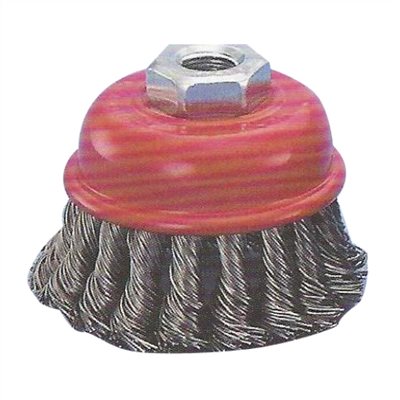 KC STEEL WIRE KNOT CUP BRUSH