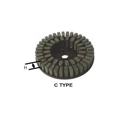 SILICON CARBIDE ABRASIVE NYLON DISC BRUSH (C TYPE)