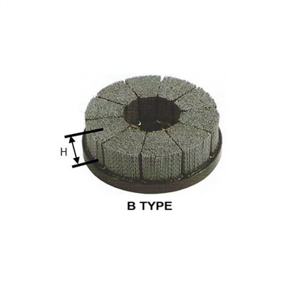 SILICON CARBIDE ABRASIVE NYLON DISC BRUSH (B TYPE)